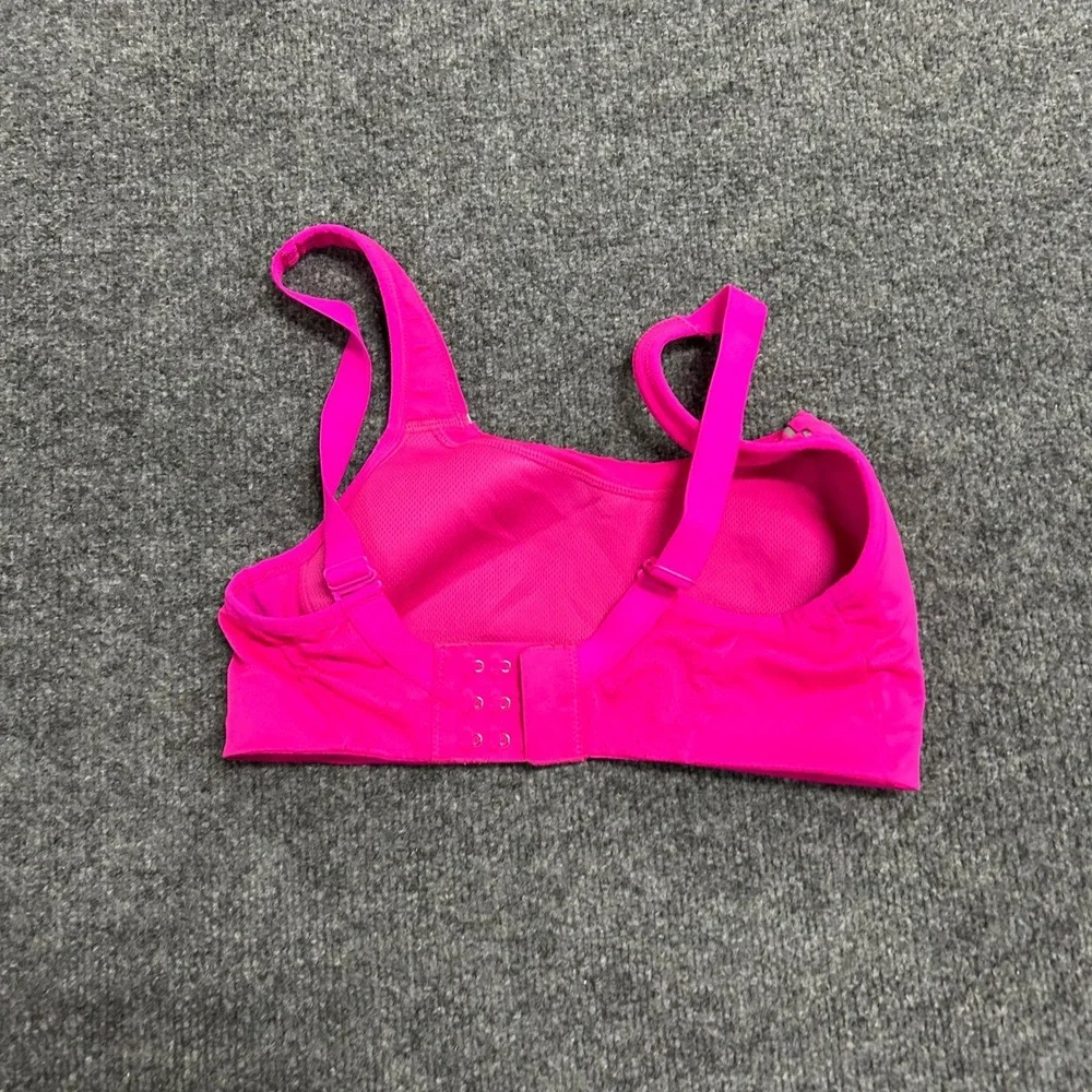 Spyder Sports Bra Womens Size Small Hot Pink Activewear Adjustable Reflective